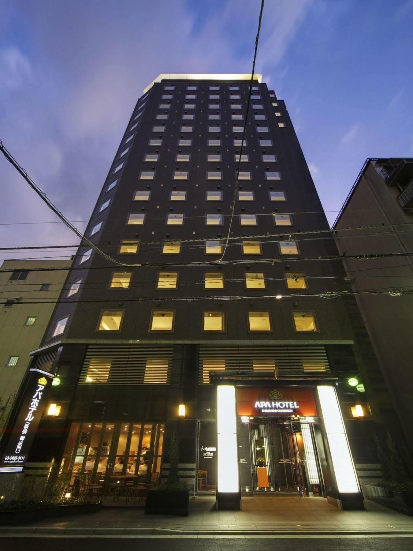Apa Hotel Shimbashi Onarimon Präfektur Tokio Exterior foto